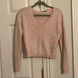 pink sweater